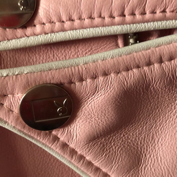 🎀🎀🎀 PLAYBOY RHINESTONE LEATHER JACKET 🎀🎀🎀 - Picture 8 of 10